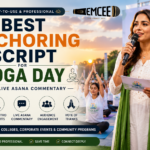 Best anchoring script for Yoga Day — with live asana commentary